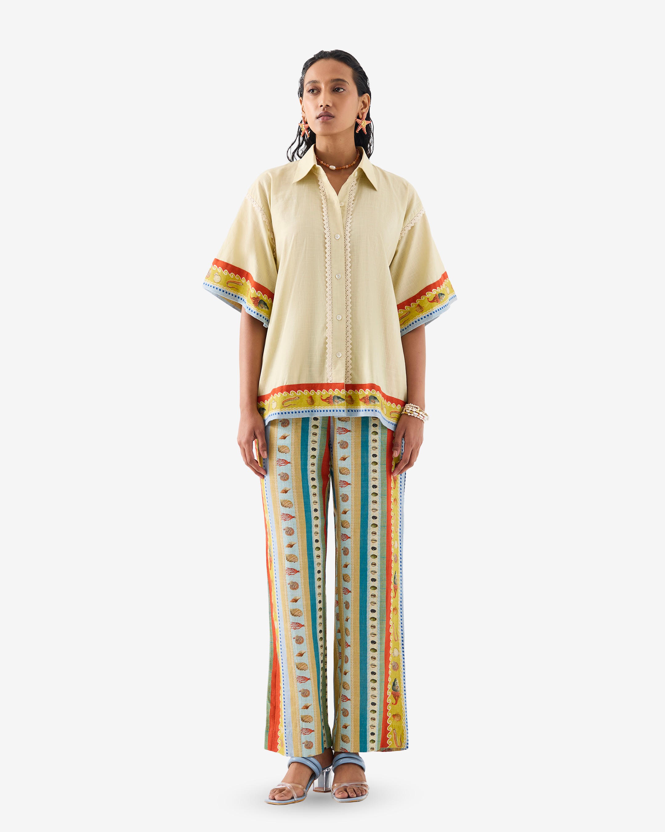 Sea Shell Shirt & Trousers