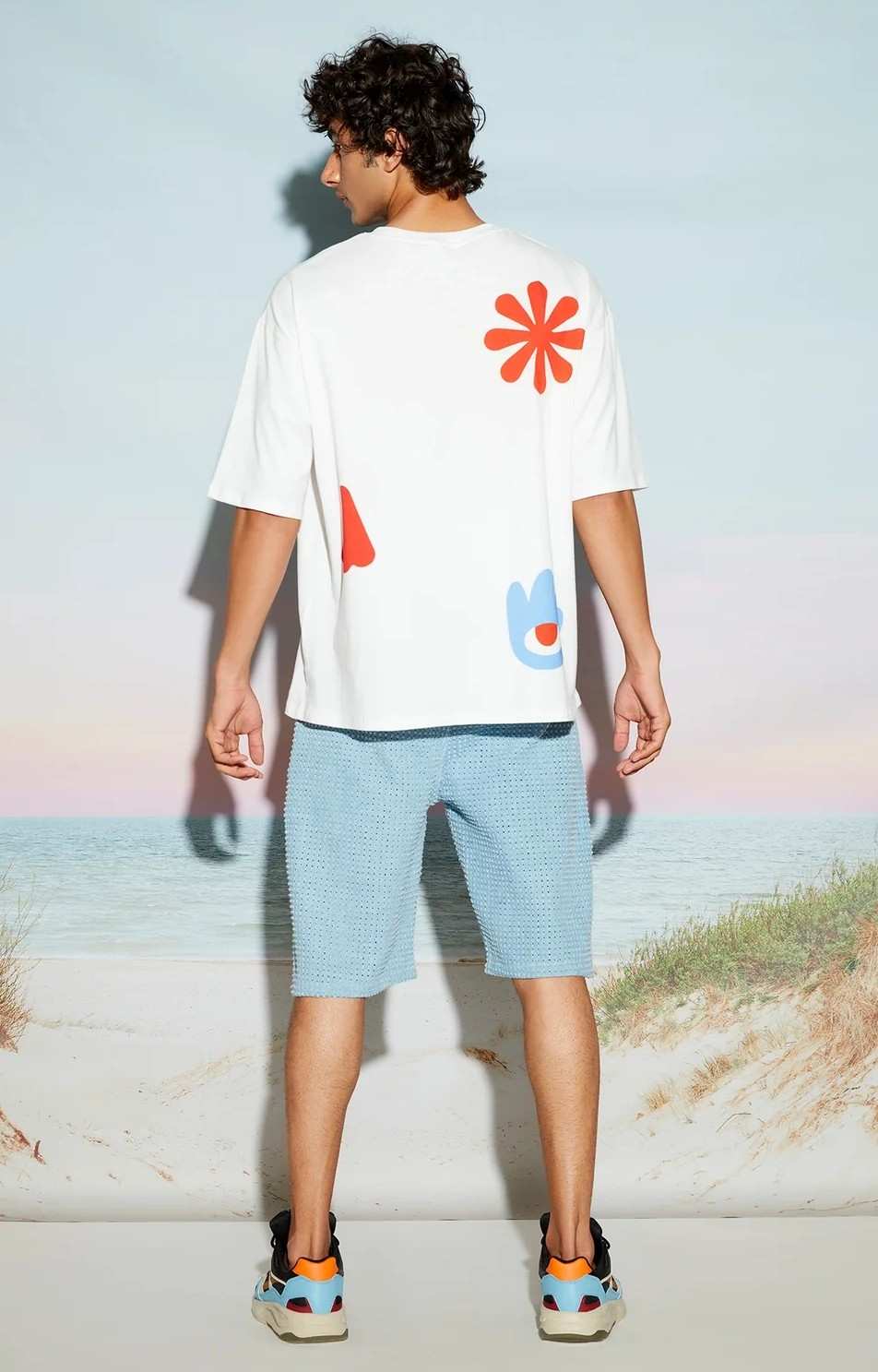 Abstract Unisex Oversized T-shirt (Productivity)