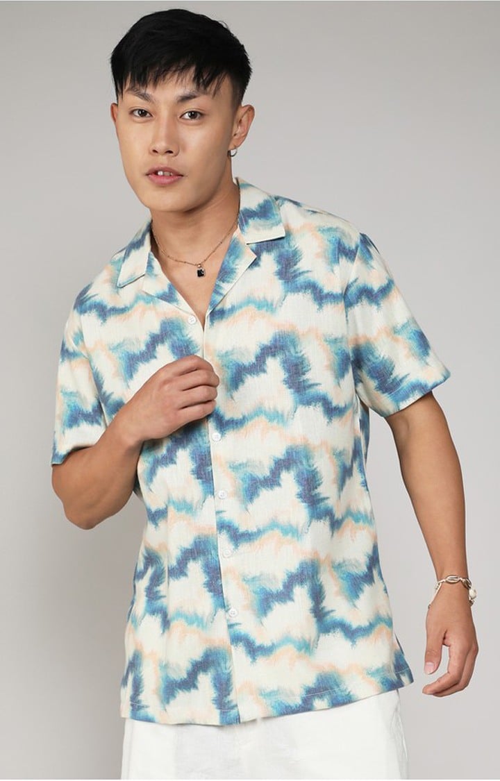 Men's Multicolor Printed Casual Shirts