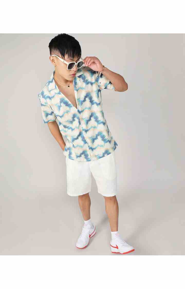 Men's Multicolor Printed Casual Shirts