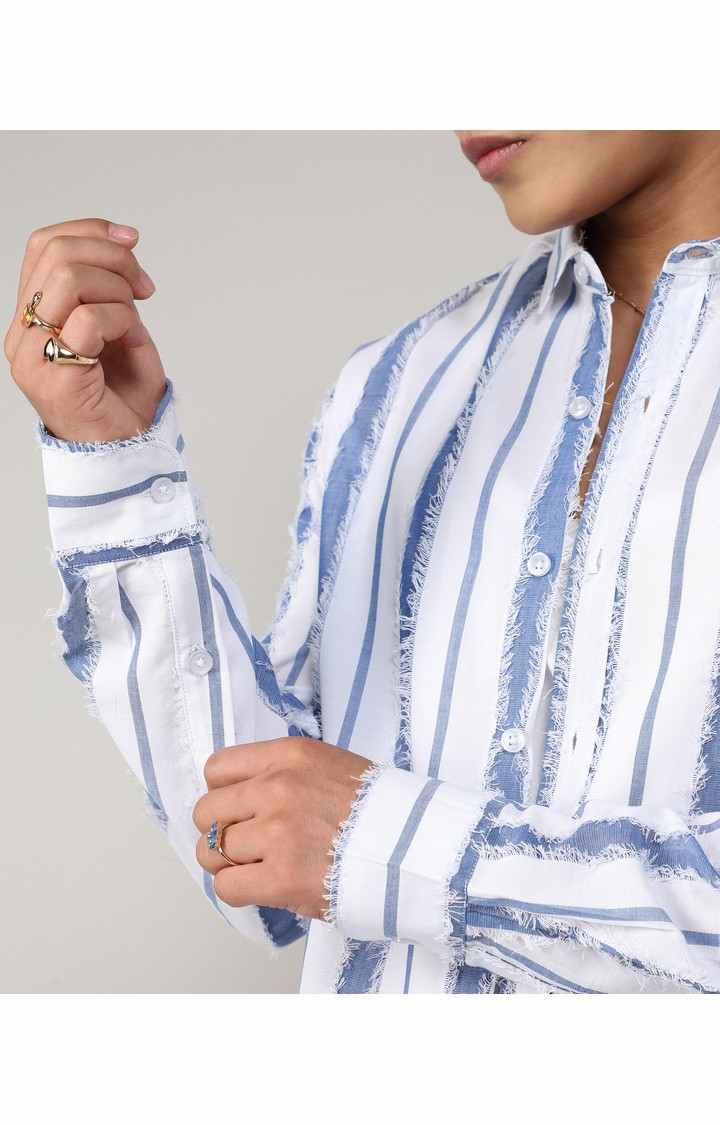 Men's Multicolor Striped Casual Shirts