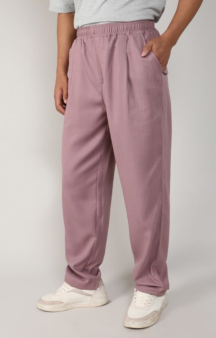 Men's Blush Pink Trousers