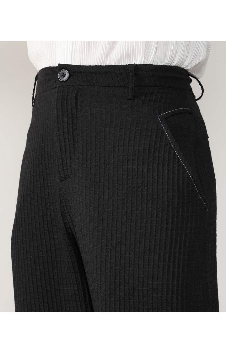 Men's Onyx Black Trousers
