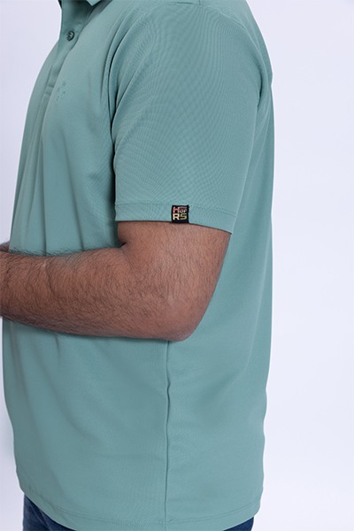 Aqua Forest Solid Polo T-shirt