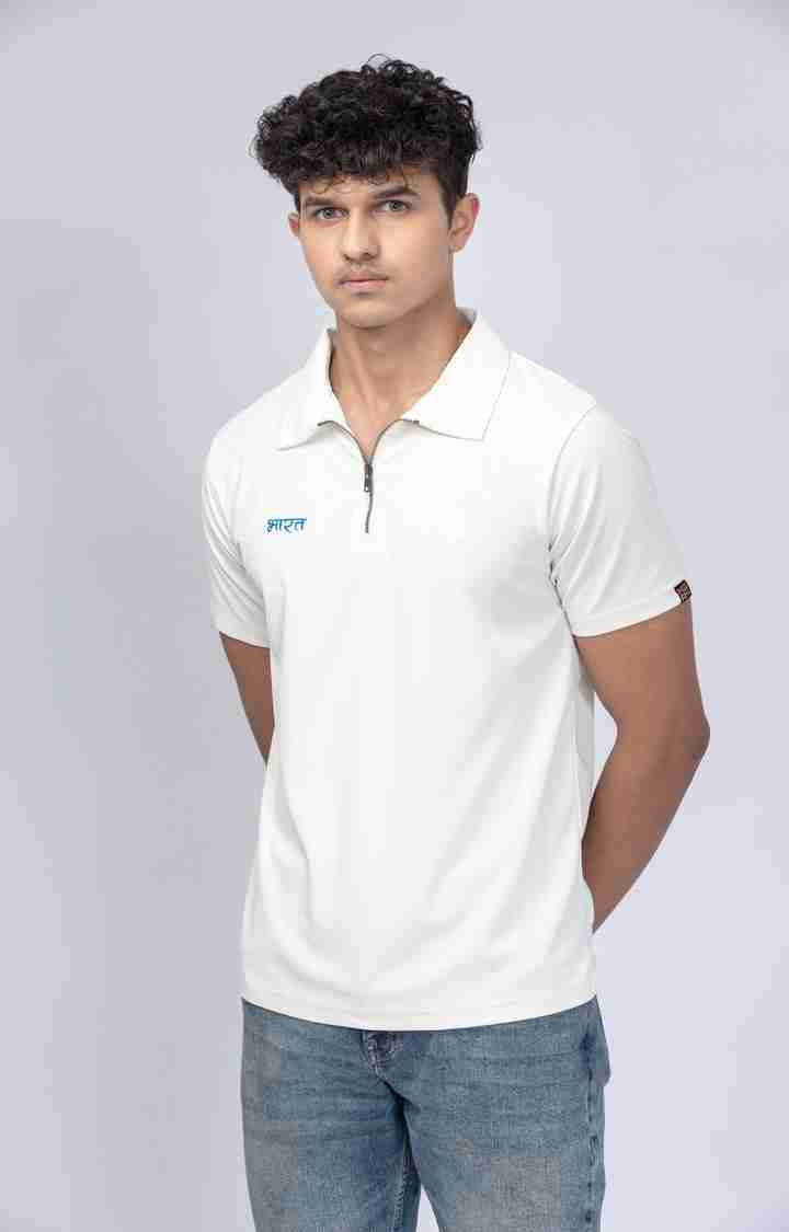 Oyster White Polo T-shirt -World Cup Edition Fan Merchandise