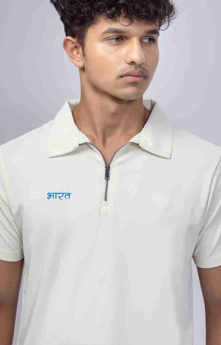 Oyster White Polo T-shirt -World Cup Edition Fan Merchandise