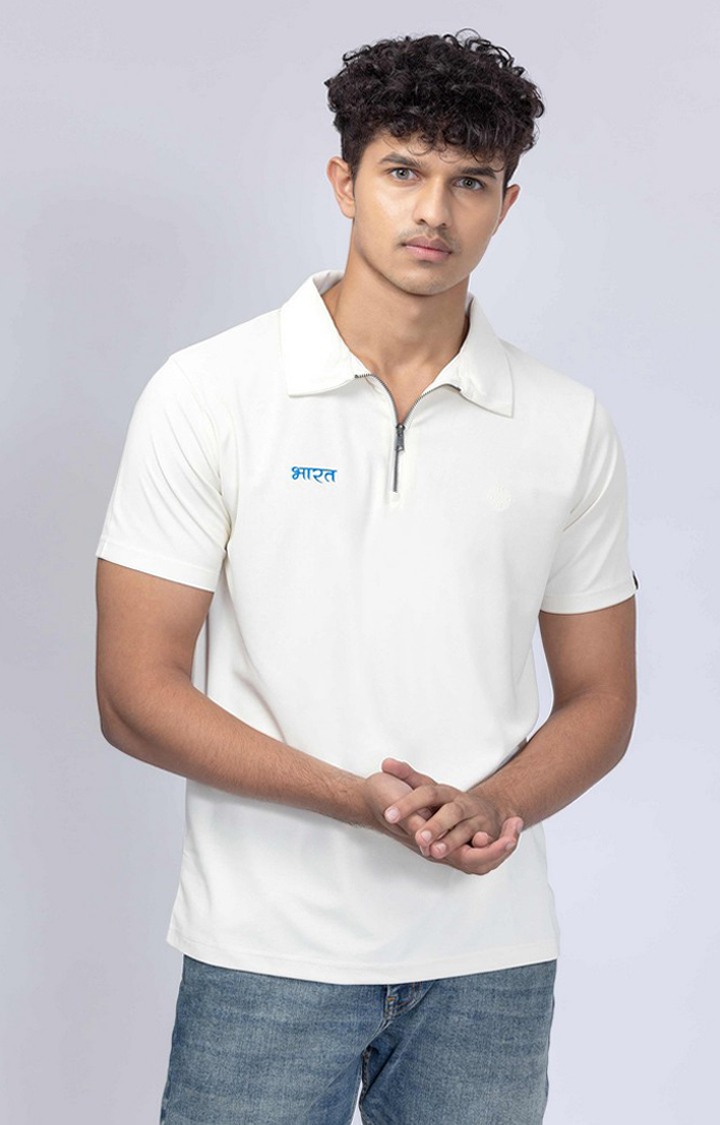 Oyster White Polo T-shirt -World Cup Edition Fan Merchandise