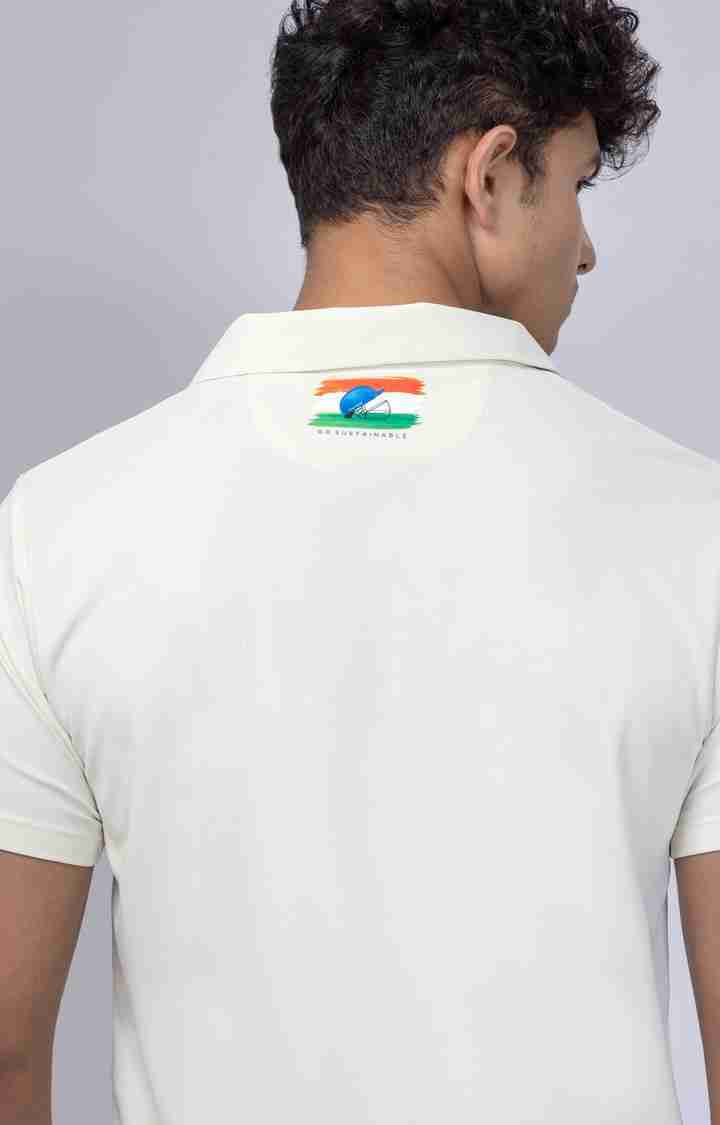 Oyster White Polo T-shirt -World Cup Edition Fan Merchandise