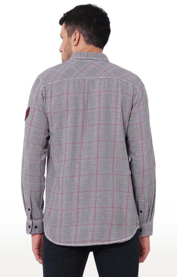 SOLEMIO | Men's Multi Cotton Checked Casual Shirt 2