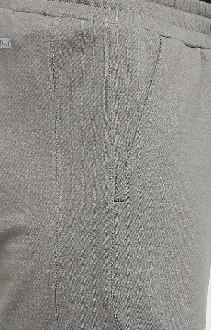 Men's Grey Cotton Graphics Short