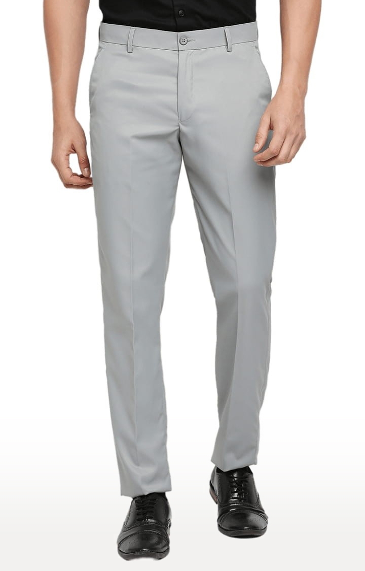 Grey Solid Mens Volof Cotton Pants, Regular Fit at Rs 560 in