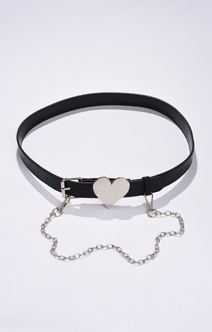 Haute Sauce By Campus Sutra Black Solid Single Clothing Accessory