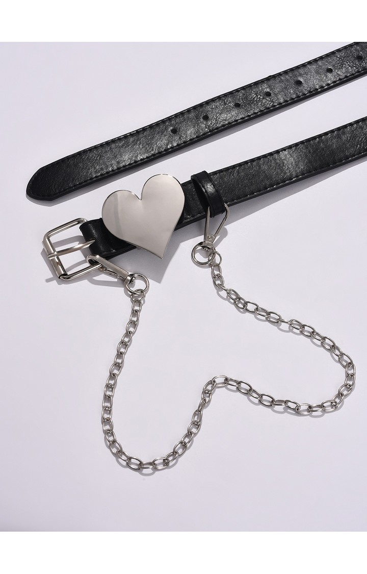 Haute Sauce By Campus Sutra Black Solid Single Clothing Accessory