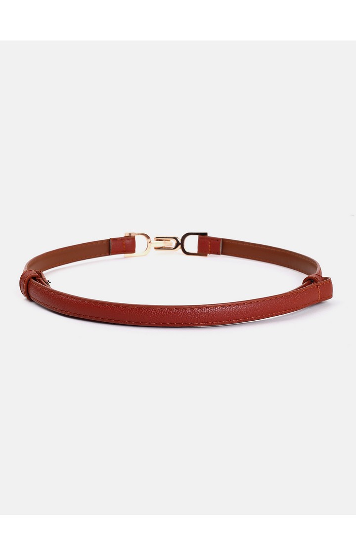 Haute Sauce By Campus Sutra Brown Textured Single Clothing Accessory