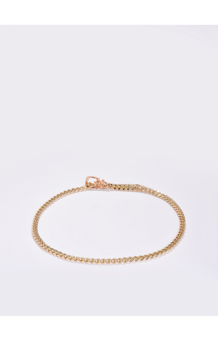 Haute Sauce By Campus Sutra Gold Textured Single Clothing Accessory