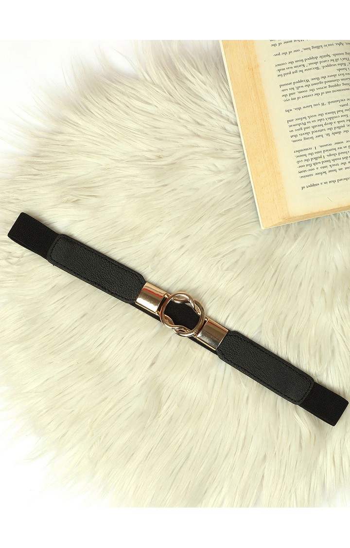 Haute Sauce By Campus Sutra Black Solid Single Clothing Accessory
