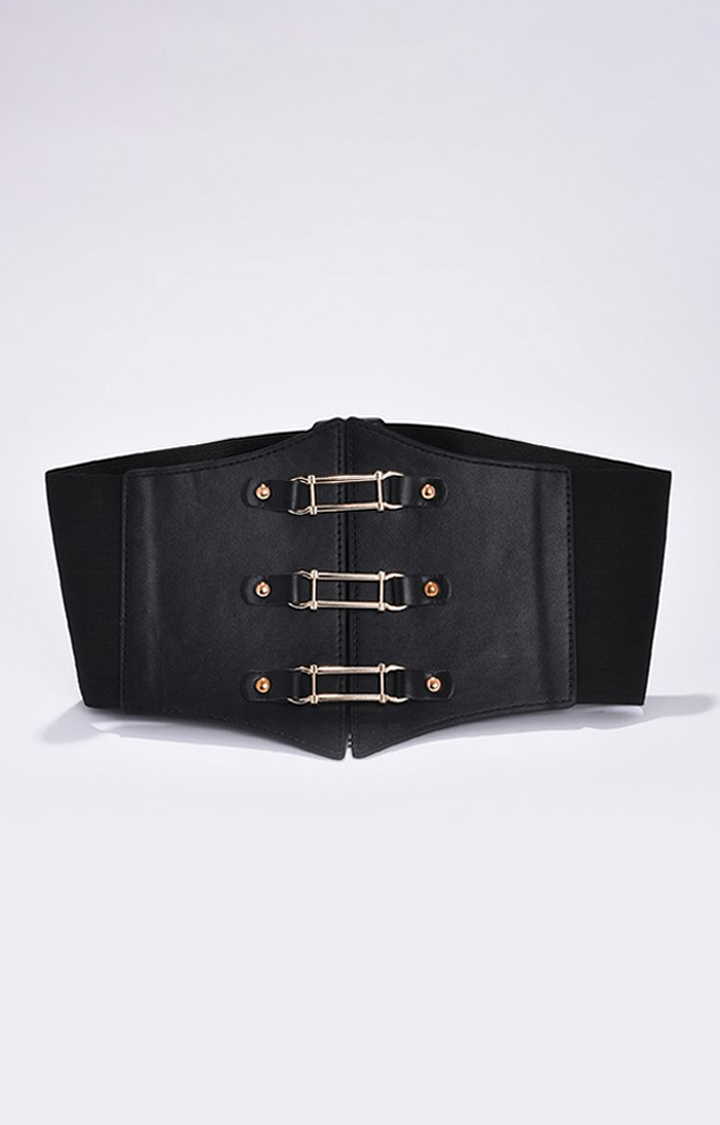 Haute Sauce By Campus Sutra Black Solid Single Clothing Accessory