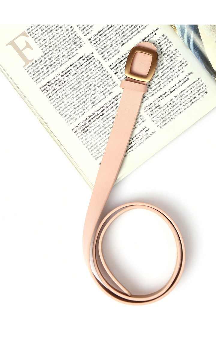 Haute Sauce By Campus Sutra Pink Solid Single Clothing Accessory