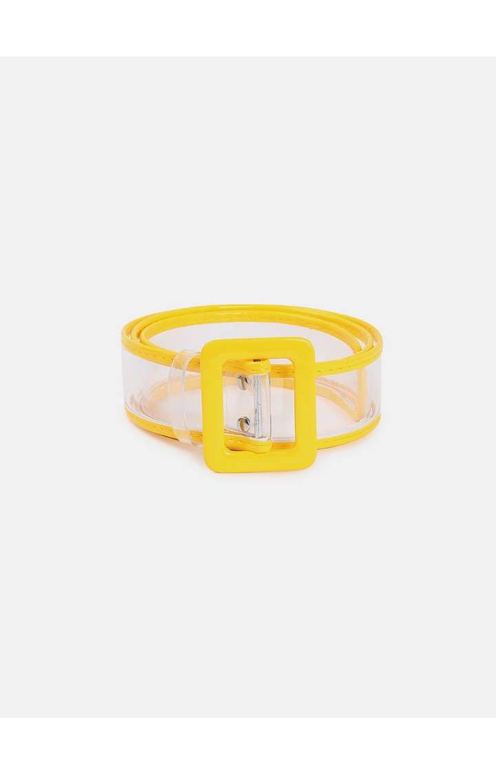 Haute Sauce By Campus Sutra Yellow Solid Single Clothing Accessory