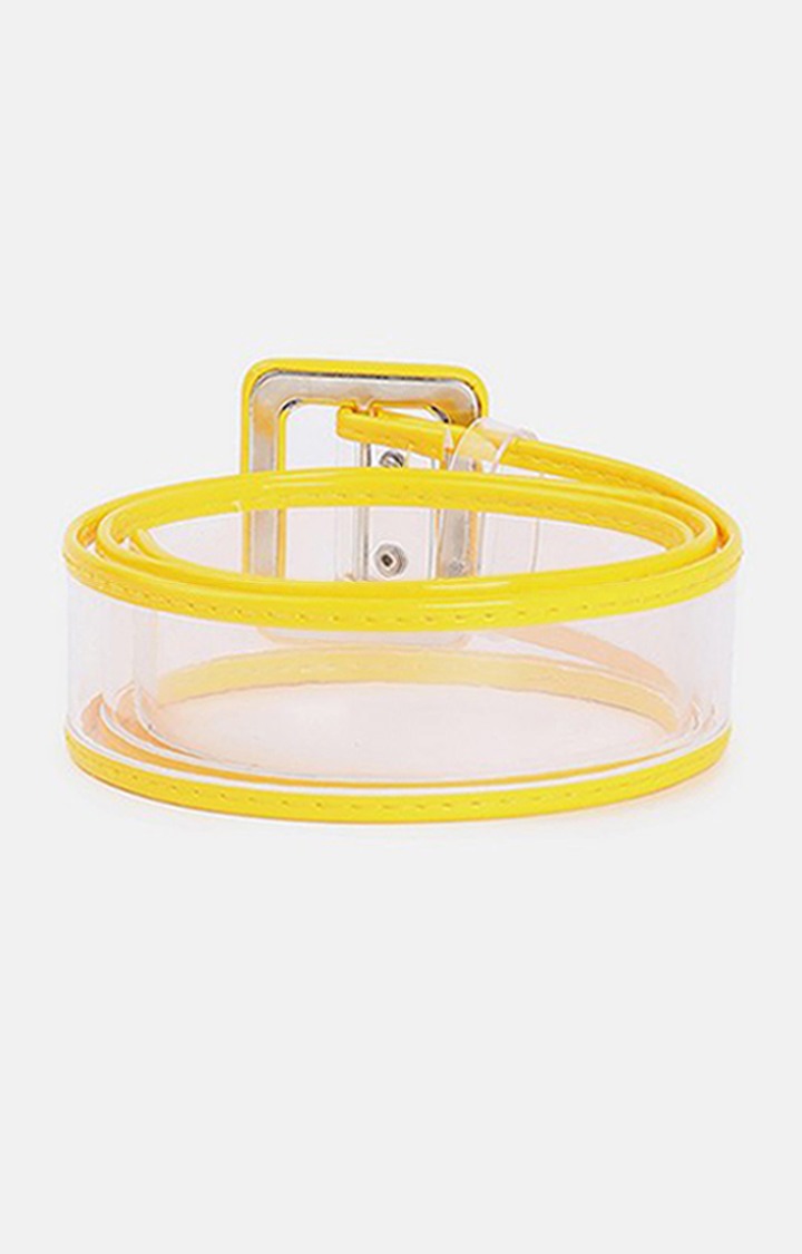 Haute Sauce By Campus Sutra Yellow Solid Single Clothing Accessory