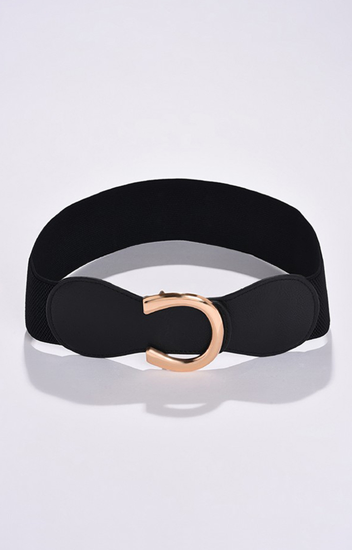 Haute Sauce By Campus Sutra Black Solid Single Clothing Accessory
