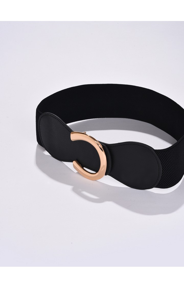 Haute Sauce By Campus Sutra Black Solid Single Clothing Accessory