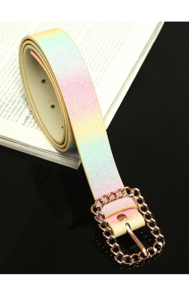 Haute Sauce By Campus Sutra Pink Printed Single Clothing Accessory