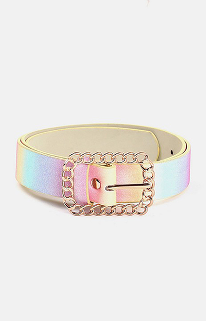 Haute Sauce By Campus Sutra Pink Printed Single Clothing Accessory