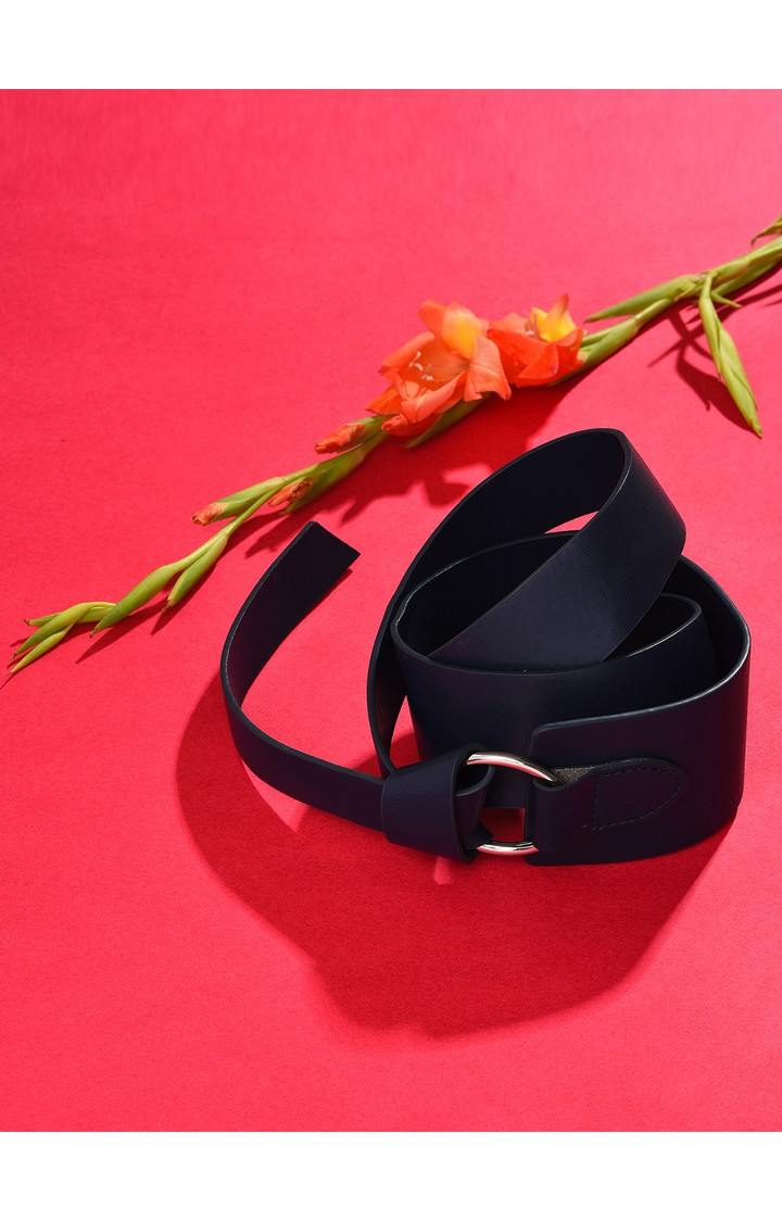 Haute Sauce By Campus Sutra Blue Solid Single Clothing Accessory