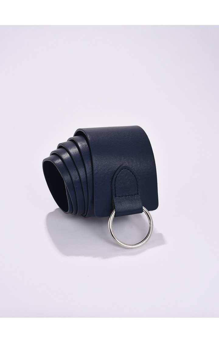 Haute Sauce By Campus Sutra Blue Solid Single Clothing Accessory