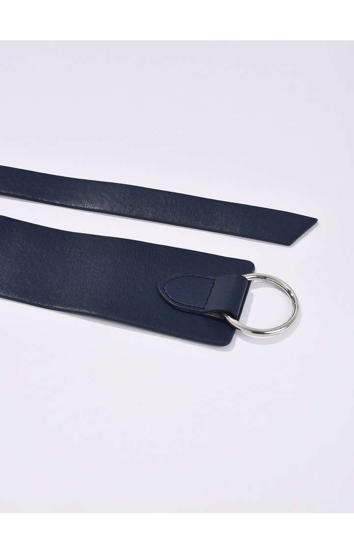Haute Sauce By Campus Sutra Blue Solid Single Clothing Accessory