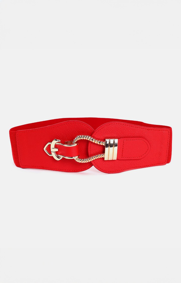 Haute Sauce By Campus Sutra Red Solid Single Clothing Accessory