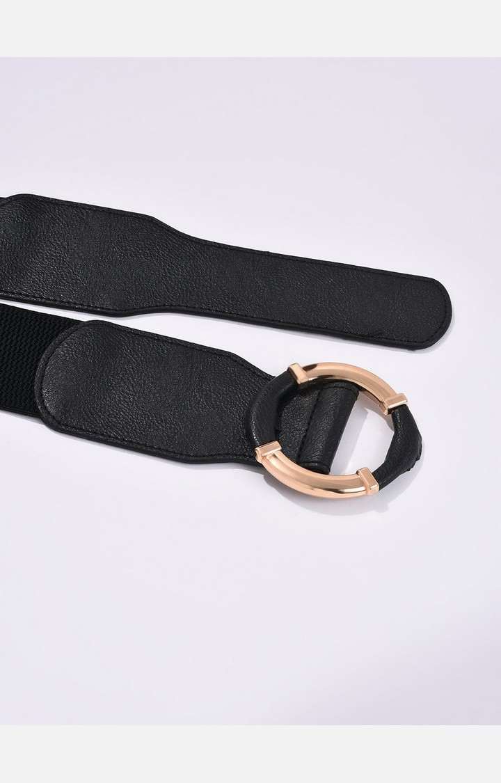 Haute Sauce By Campus Sutra Black Solid Single Clothing Accessory
