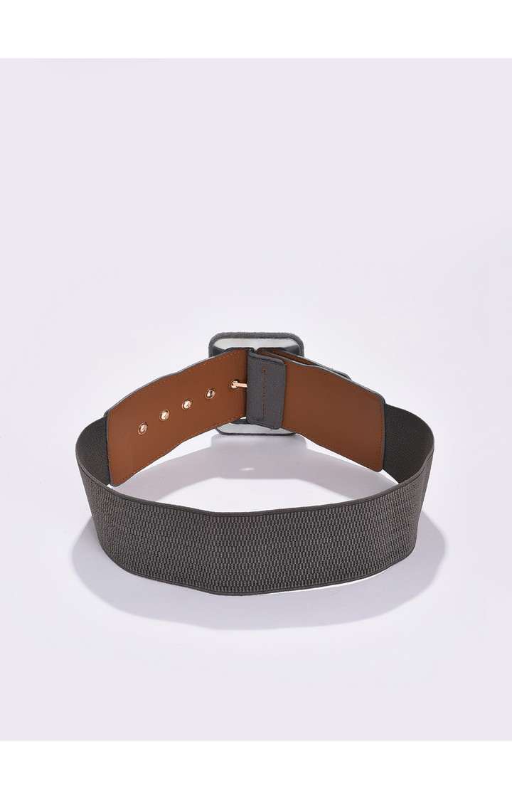Haute Sauce By Campus Sutra Grey Solid Single Clothing Accessory