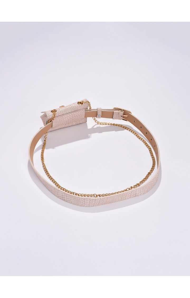 Haute Sauce By Campus Sutra White Solid Single Clothing Accessory