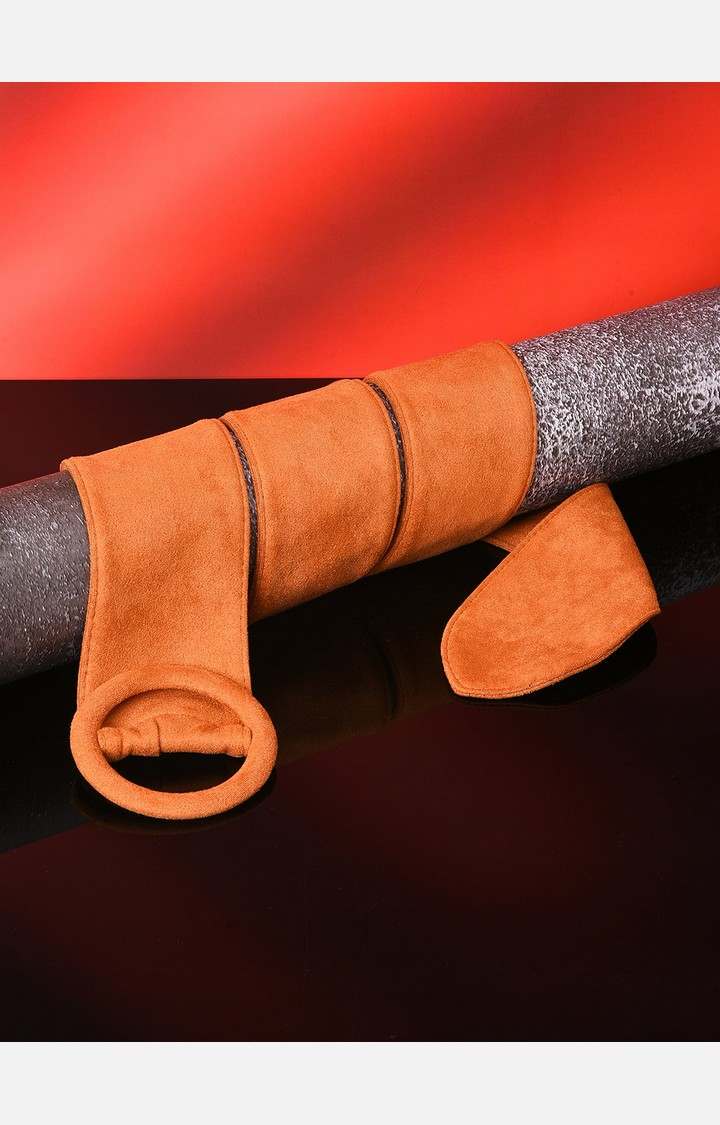 Haute Sauce By Campus Sutra Brown Solid Single Clothing Accessory