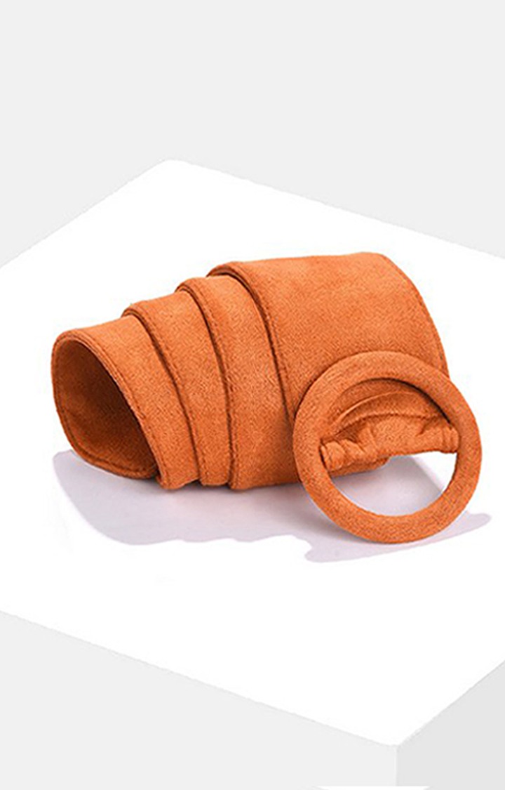 Haute Sauce By Campus Sutra Brown Solid Single Clothing Accessory