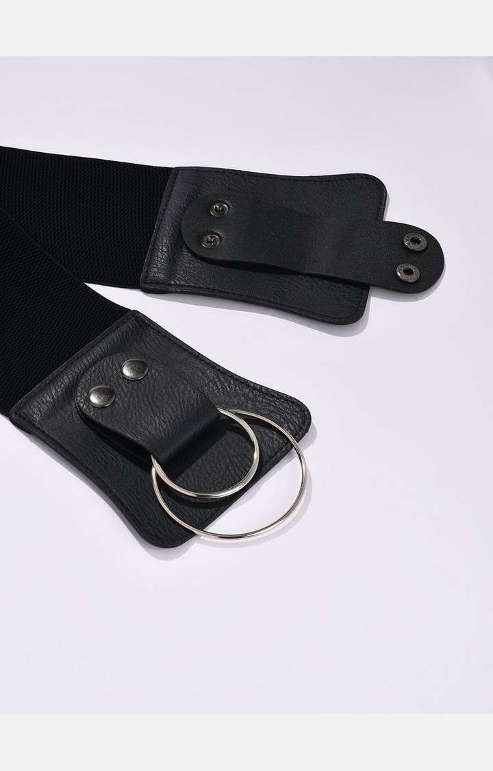 Haute Sauce By Campus Sutra Black Solid Single Clothing Accessory