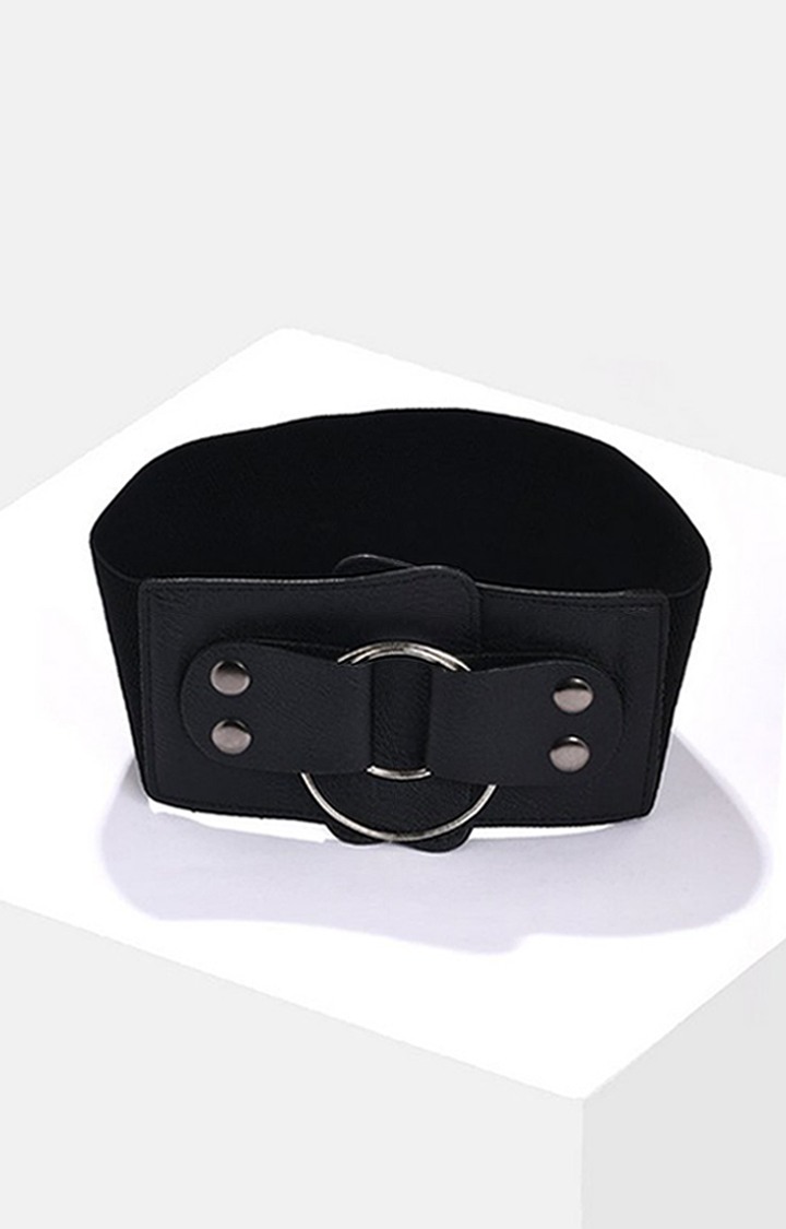 Haute Sauce By Campus Sutra Black Solid Single Clothing Accessory