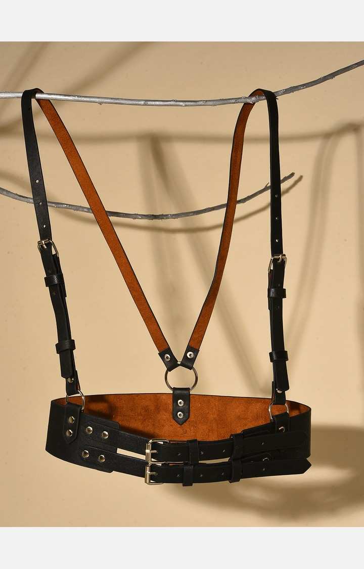 Haute Sauce By Campus Sutra Black Solid Single Clothing Accessory