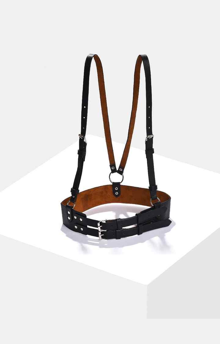 Haute Sauce By Campus Sutra Black Solid Single Clothing Accessory