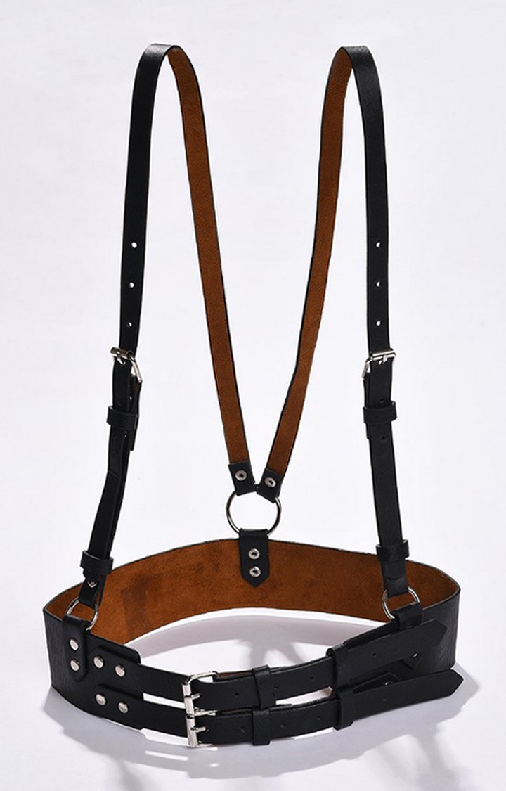 Haute Sauce By Campus Sutra Black Solid Single Clothing Accessory