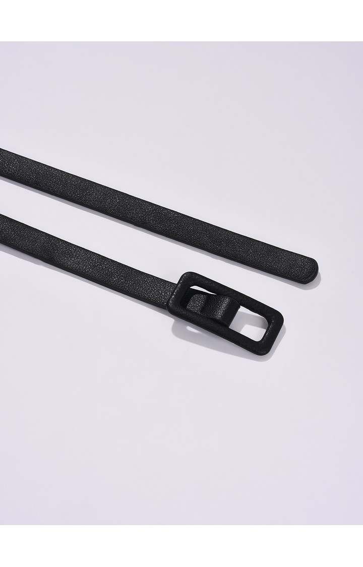 Haute Sauce By Campus Sutra Black Solid Single Clothing Accessory
