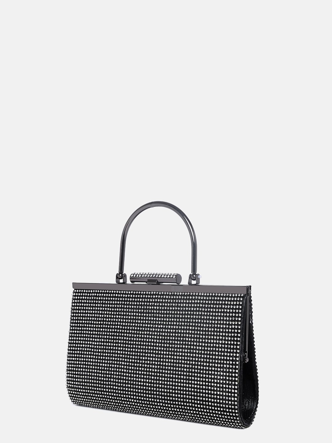 Haute Sauce By Campus Sutra Black Pu Clutch Bags