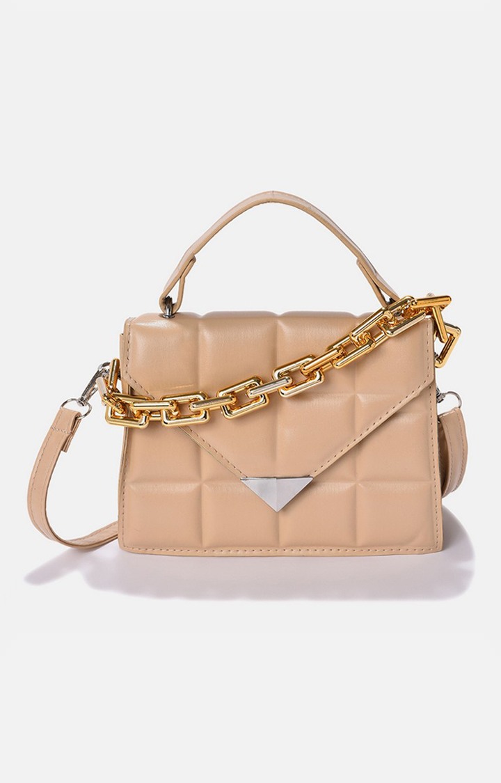 Women's Beige Handbag