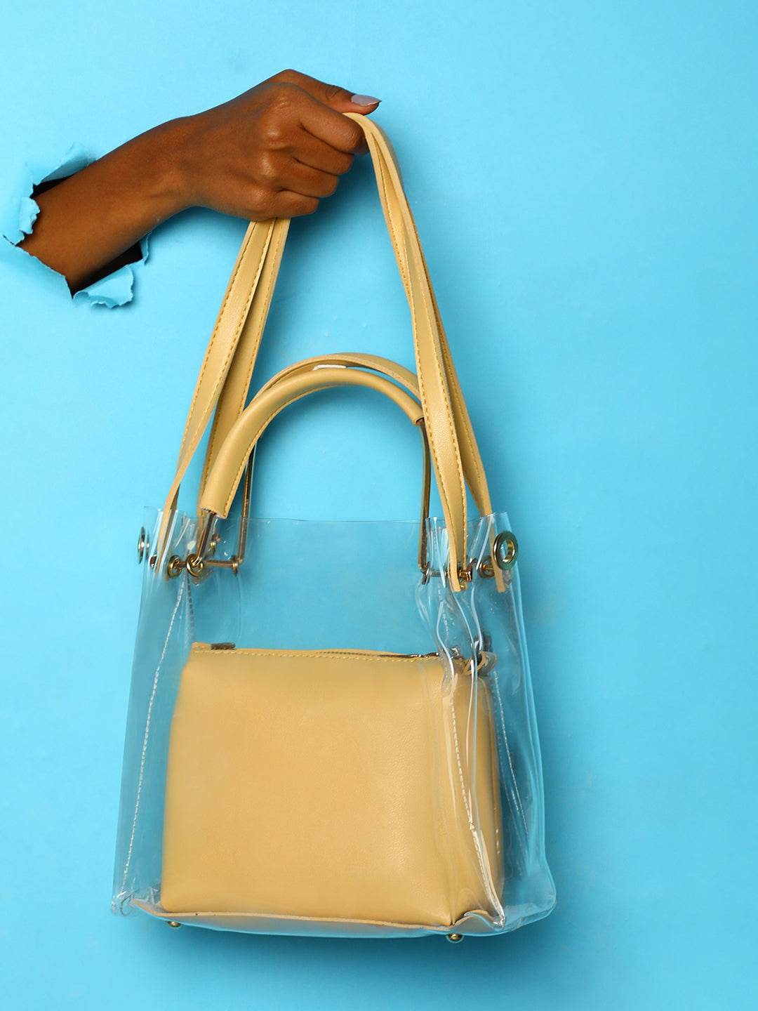 Women's Yellow Handbag