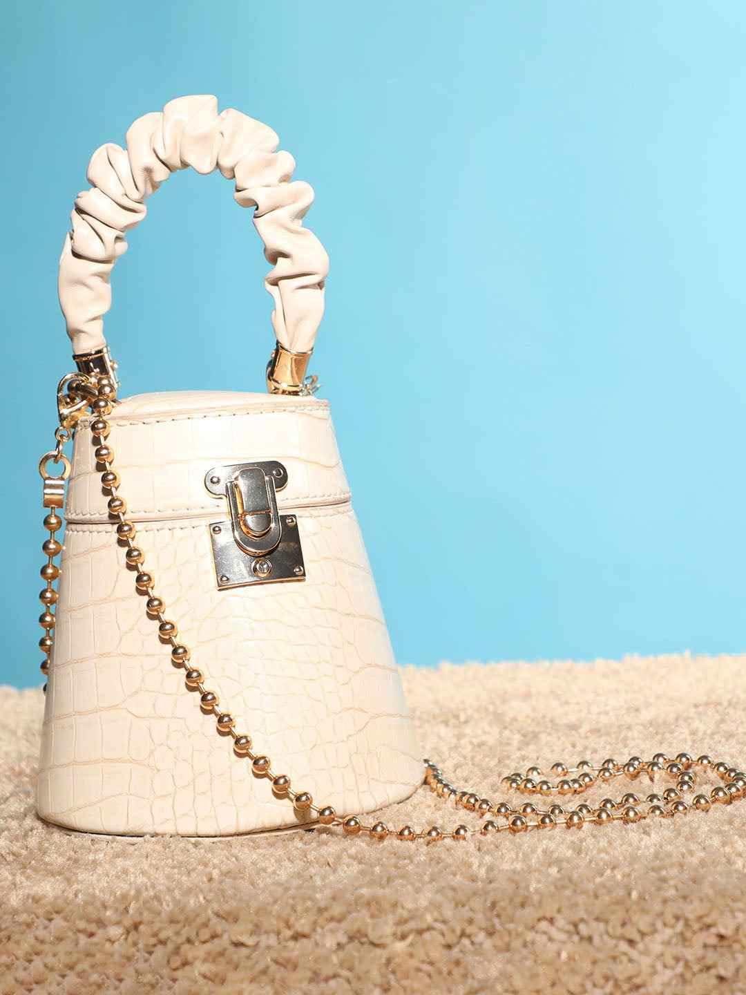 Women's Off White Handbag