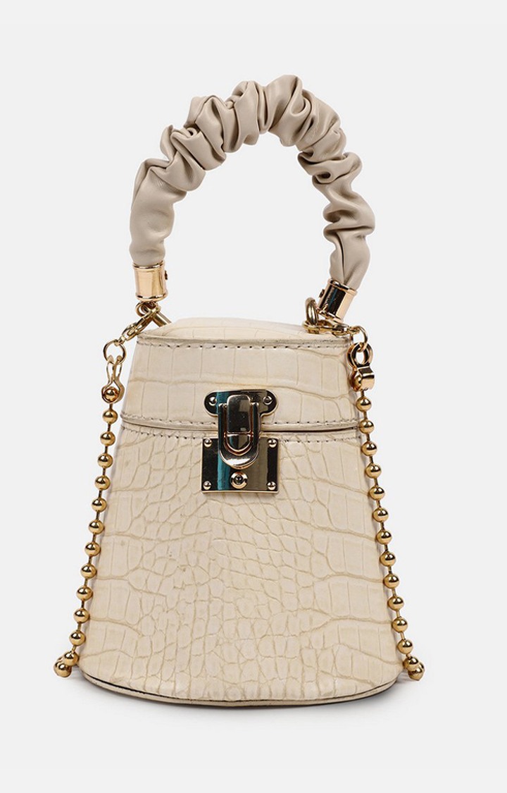 Women's Off White Handbag