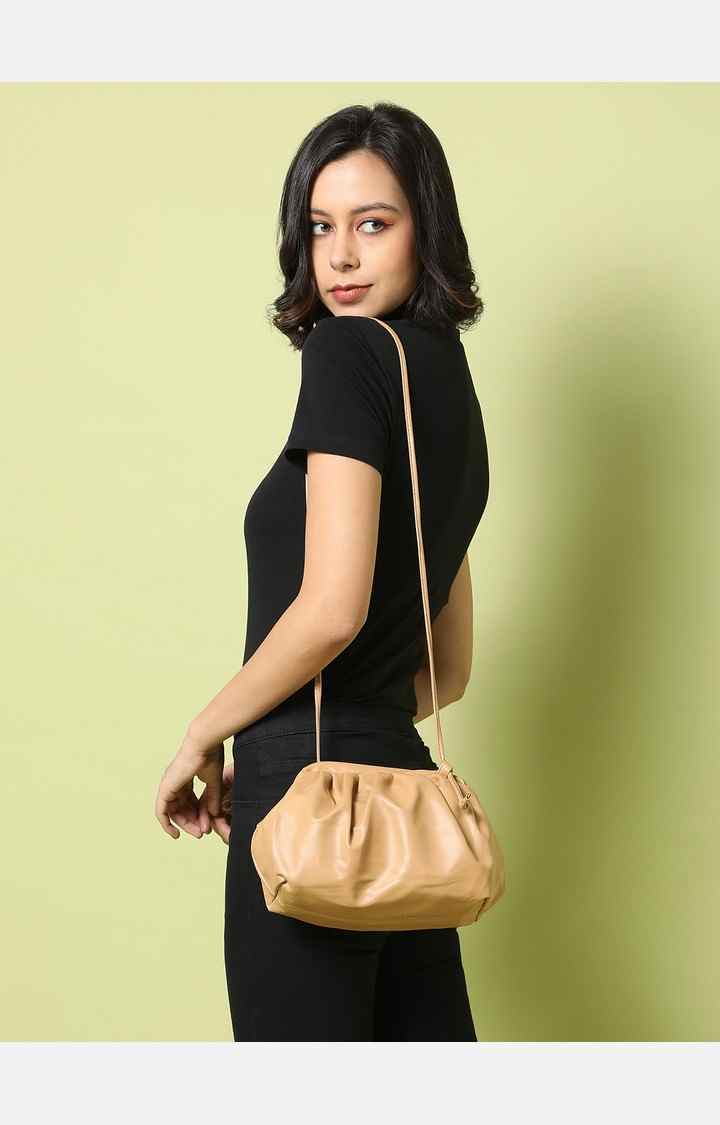 Women's Beige Handbag