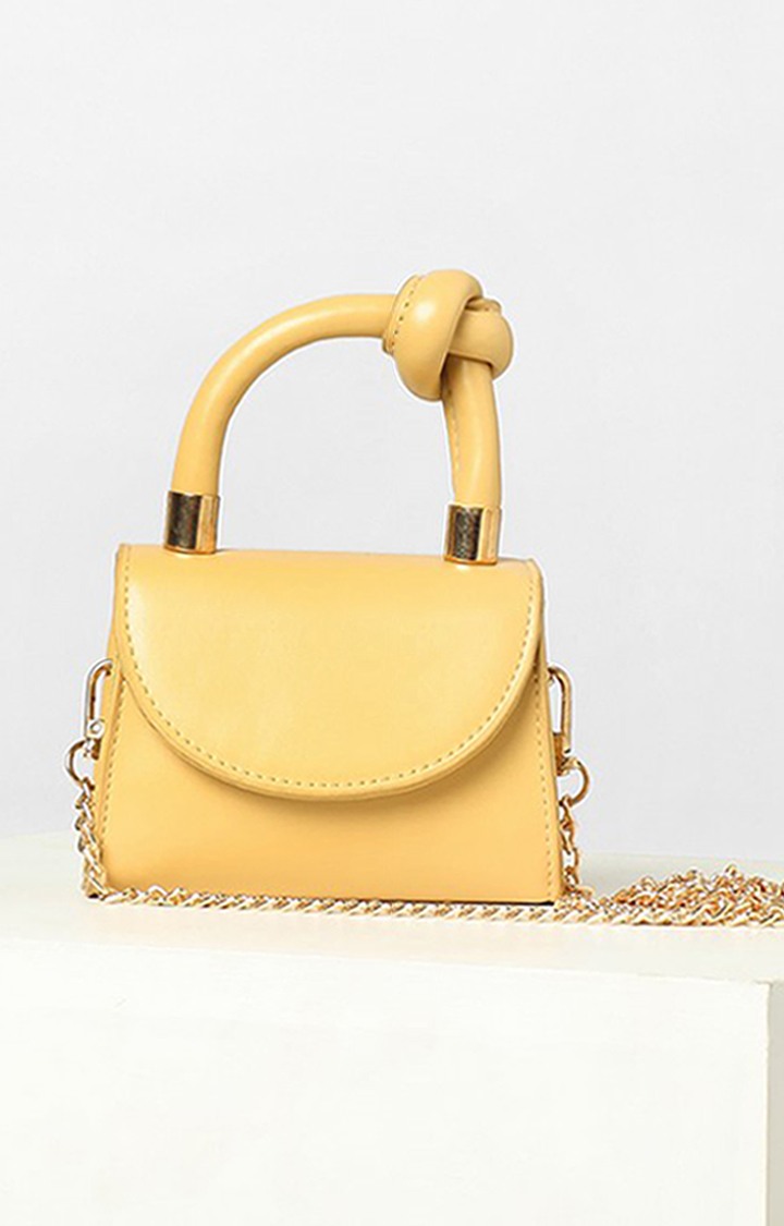 Women's Yellow Handbag
